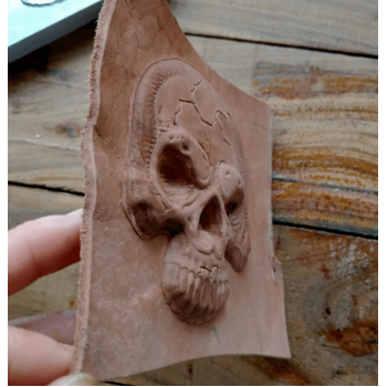 leather skull mould leathercraft tools metal mould