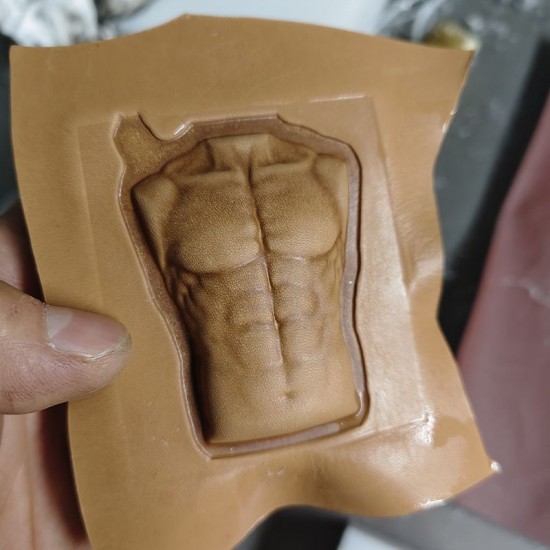 Naked man woman body mold