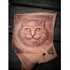 Space aluminium leather mould, wet leather mold, Ragdoll cat