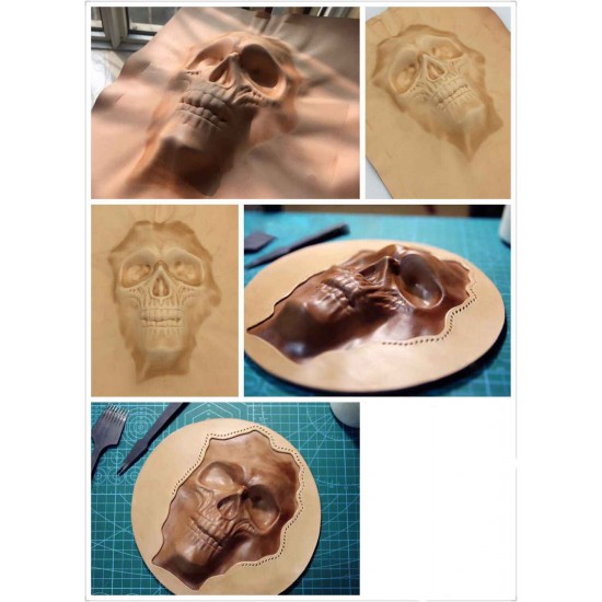 leather tools leather mould leathercraft tools leather craft tools skull mold