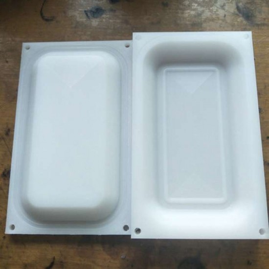 Small leather plate mould, leather mold