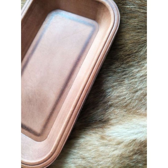 Small leather plate mould, leather mold