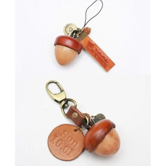 DandS Ltd Acorn #88Set Lederstempel Aus Messing | Mit Stahlgriff | Für Lederhandwerk & Prägung