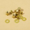 Concho button, bolo tie button screws and nuts, 50pcs/lot