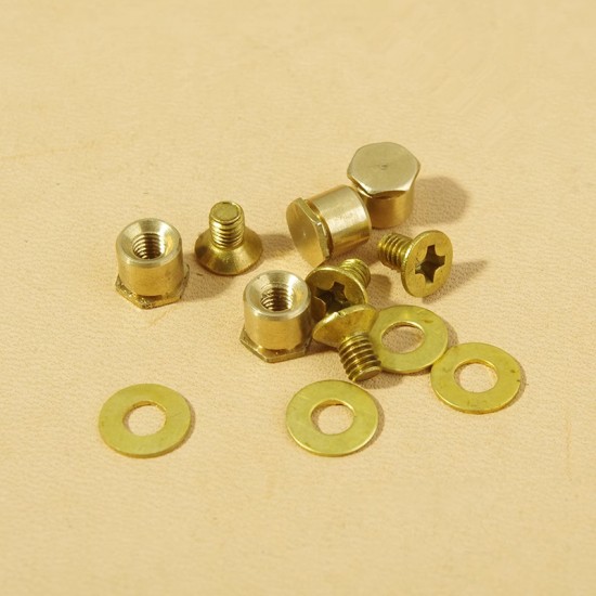Concho button, bolo tie button screws and nuts, 50pcs/lot