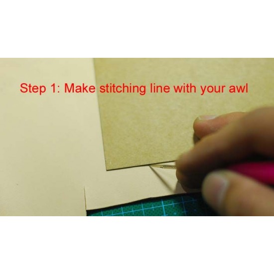 Acrylic template for stitching holes, stitching holes ruler
