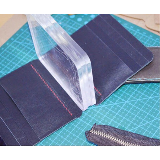 leather tool short wallet zipper install tool leather bag mould leathercraft awl