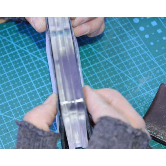 leather tool short wallet zipper install tool leather bag mould leathercraft awl