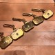 Leather and canvas stropper material kit