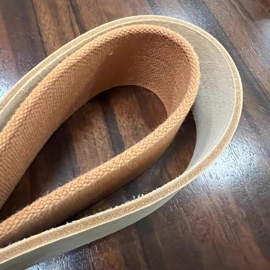 Leather and canvas stropper material kit