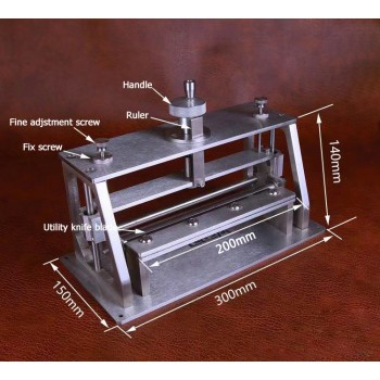 Luxury leather skiver machine
