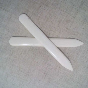 Leathercraft tool, Pointed Bone Creaser Smoother