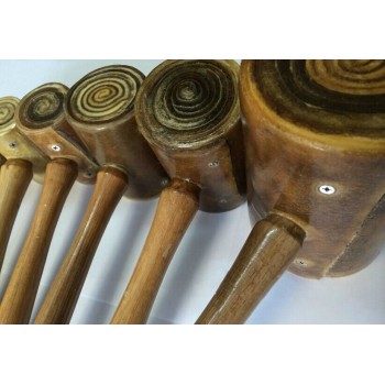 High quality rawhide leathercraft mallet hammer