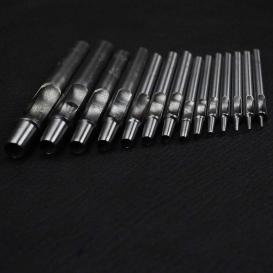 11mm-29mm High quality Round Leather Punches, very sharp, put through leather very easily