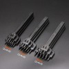 Free shipping - 4 5 6mm Spacing leather hole punches DIY Hand Perforated Round Stitching Punch Tools Hole Cut Leather Punching Tool 3pcs/set