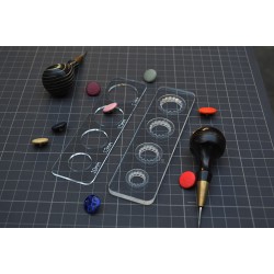 Snap wrap leather tool