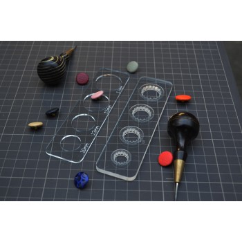 Snap wrap leather tool