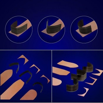 Leather strap tip die