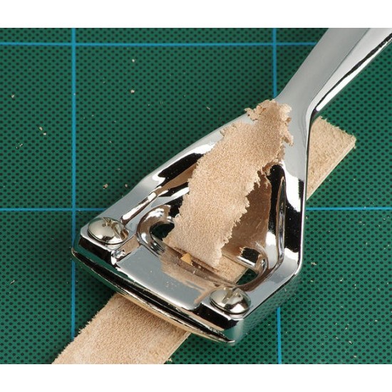 Easy-to-Use Super Skiver for Thinning Leather Folds Seams Includes 3 Blades