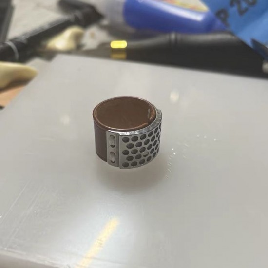 Professional leather sewing thimble