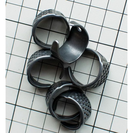 Professional leather sewing thimble