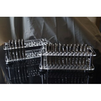 Acrylic leathercraft tool shelf
