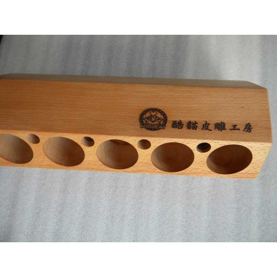 Leathercraft tool, Bobocat design leather tool shelf