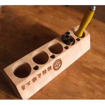 Leathercraft tool, Bobocat design leather tool shelf