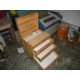 Free shipping worldwide-Leathercraft tools, leather tools shelf, leather tools cabinet, leather stamp stand