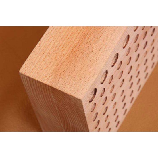 Free shipping worldwide-Leathercraft tools, wood leather stamp stand