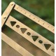 Leather waist belt hole ruler