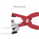 Watch strap spring bar handle opening pliers