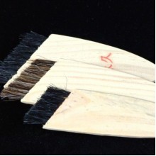 Wood handle bristles glue brush 10pcs/lot