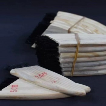 Wood handle bristles glue brush 10pcs/lot