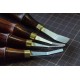 Free shipping wood handle, 3mm, 4mm, 5mm, 10mm Leather detail rougher