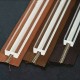 Zipper paint glue limiter Zipper paint glue limiter