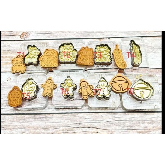 Cartoon leather stamp with leather die