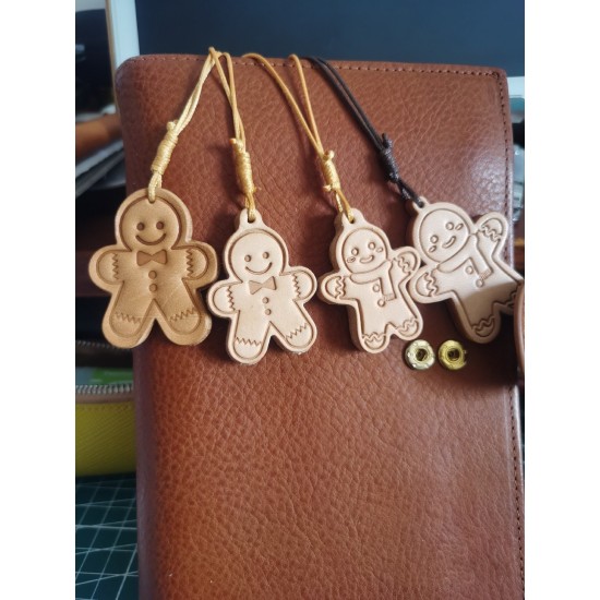 Cartoon leather stamp with leather die
