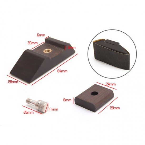 Sandpaper wood clip, sand paper clamp, edge polisher, wood slicker