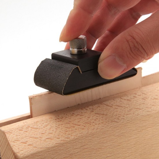 Sandpaper wood clip, sand paper clamp, edge polisher, wood slicker