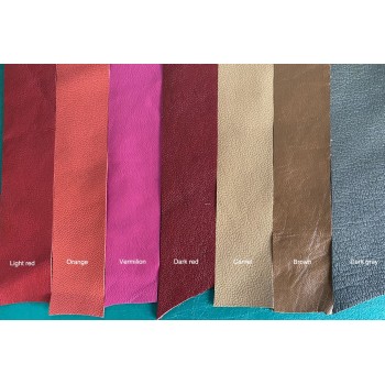 Multi color edge binder leather, Thin leather strip, goat skin