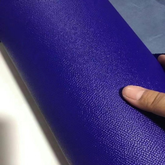 Hermes EU Epsom leather Blue Electric 7T