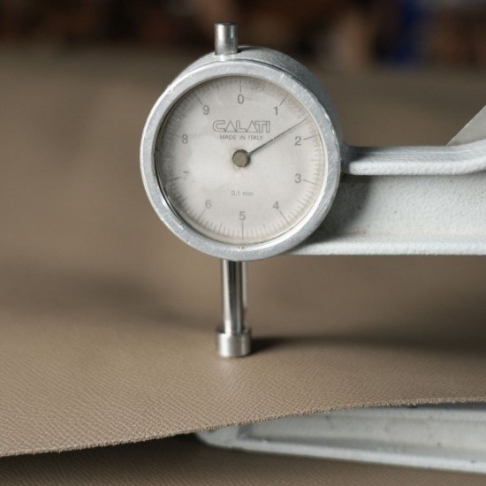 Hermes France HAAS Epsom leather Etoupe 8C