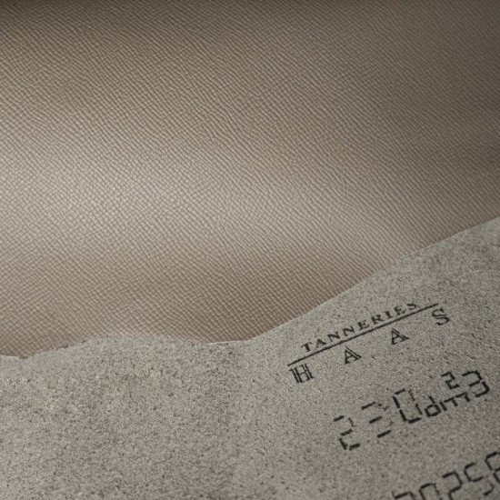 Hermes France HAAS Epsom leather Etoupe 8C