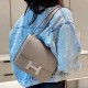 Hermes France HAAS Epsom leather Etoupe 8C