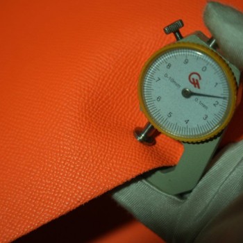 Hermes France HAAS Epsom leather Feu Orange 9J