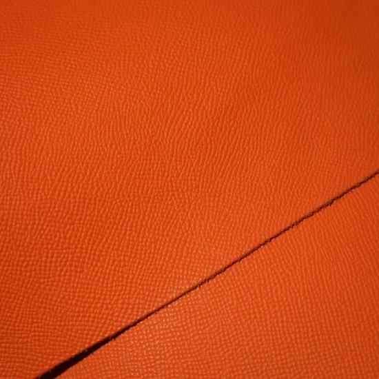 Hermes France HAAS Epsom leather Feu Orange 9J