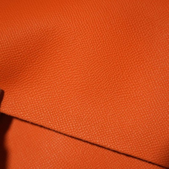 Hermes France HAAS Epsom leather Feu Orange 9J