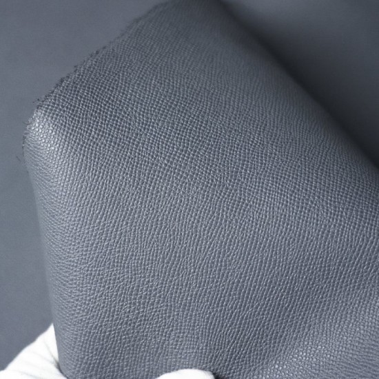 Hermes France HAAS Epsom leather Gris Misty H0