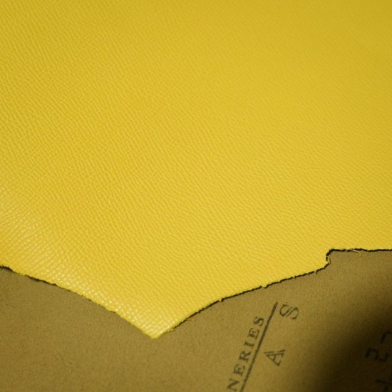 Hermes France HAAS Epsom leather Jaune De Naples 9O
